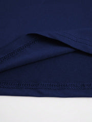 LUNE Ladies' Solid Color Round Neck Long Sleeve T-Shirt