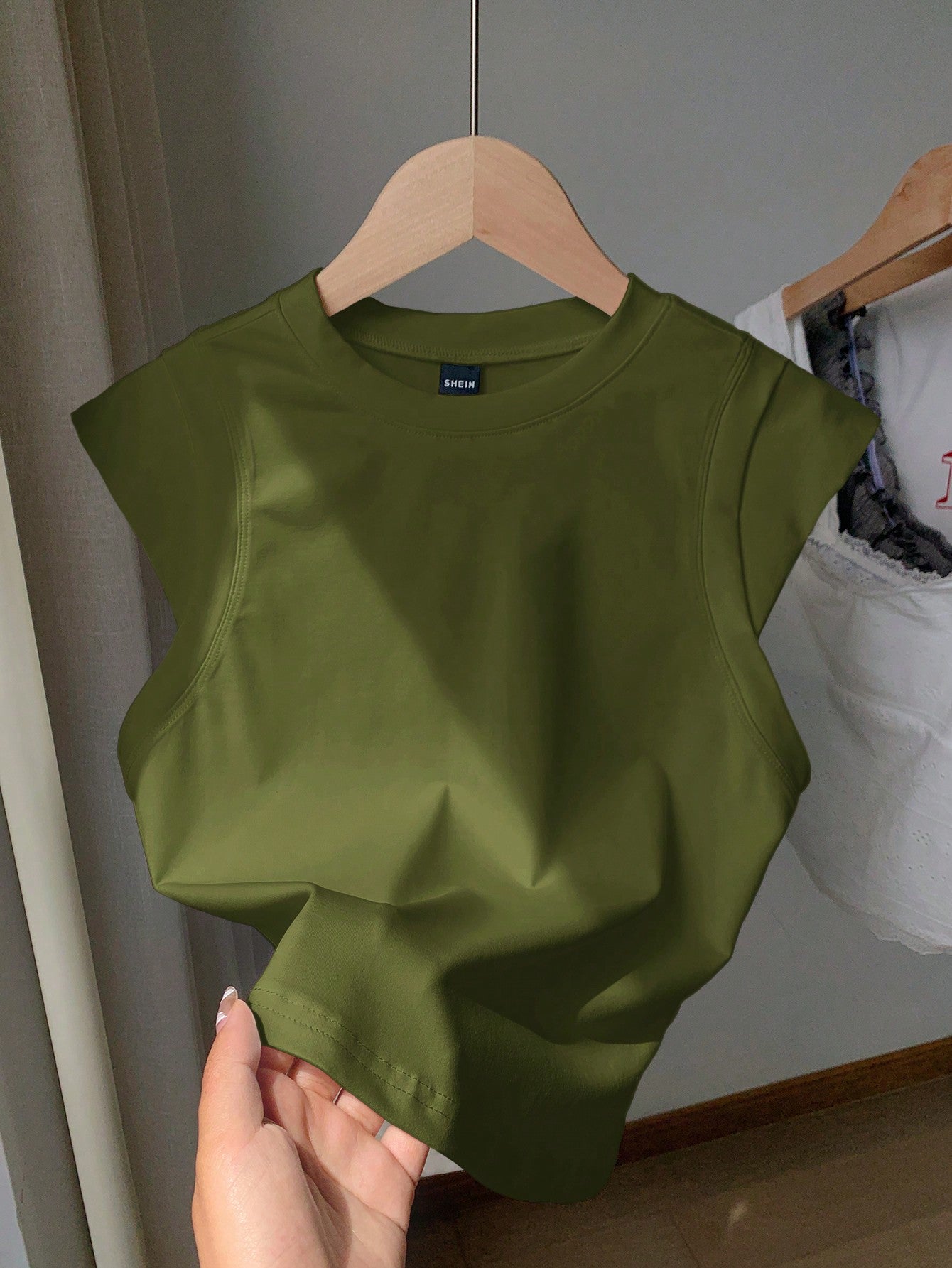 Comfortcana Women's Round Neck Short Sleeve Solid Color Simple Casual Loose Comfortable T-Shirt - WestLine Apparel