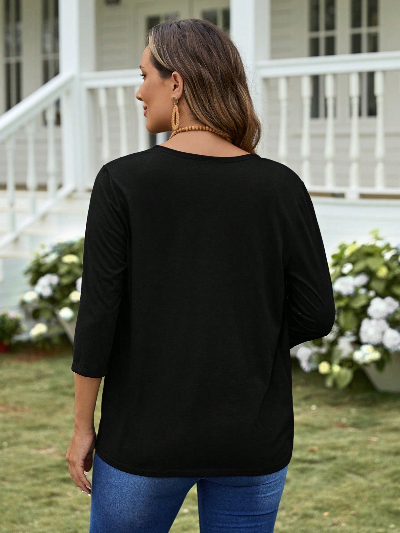 EMERY ROSE Women Solid Color Simple Daily Open-Front Thin Jacket - WestLine Apparel