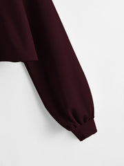 EZwear Drop Shoulder Crop Top - WestLine Apparel