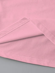 EZwear Women's Letter Printed Short Sleeve Top LOS ANGELES - WestLine Apparel