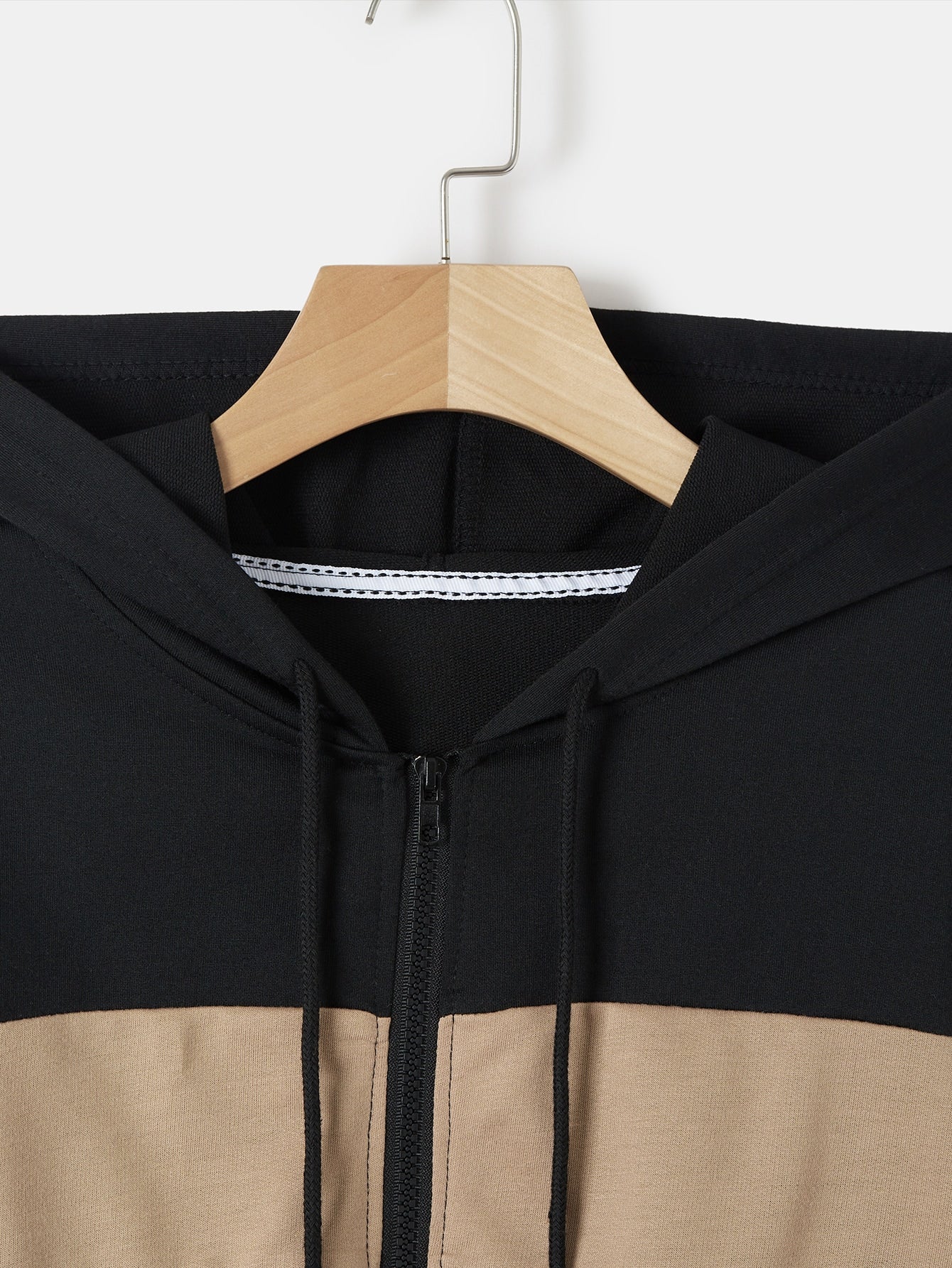 EZwear Zip Up Color Block Hoodie - WestLine Apparel