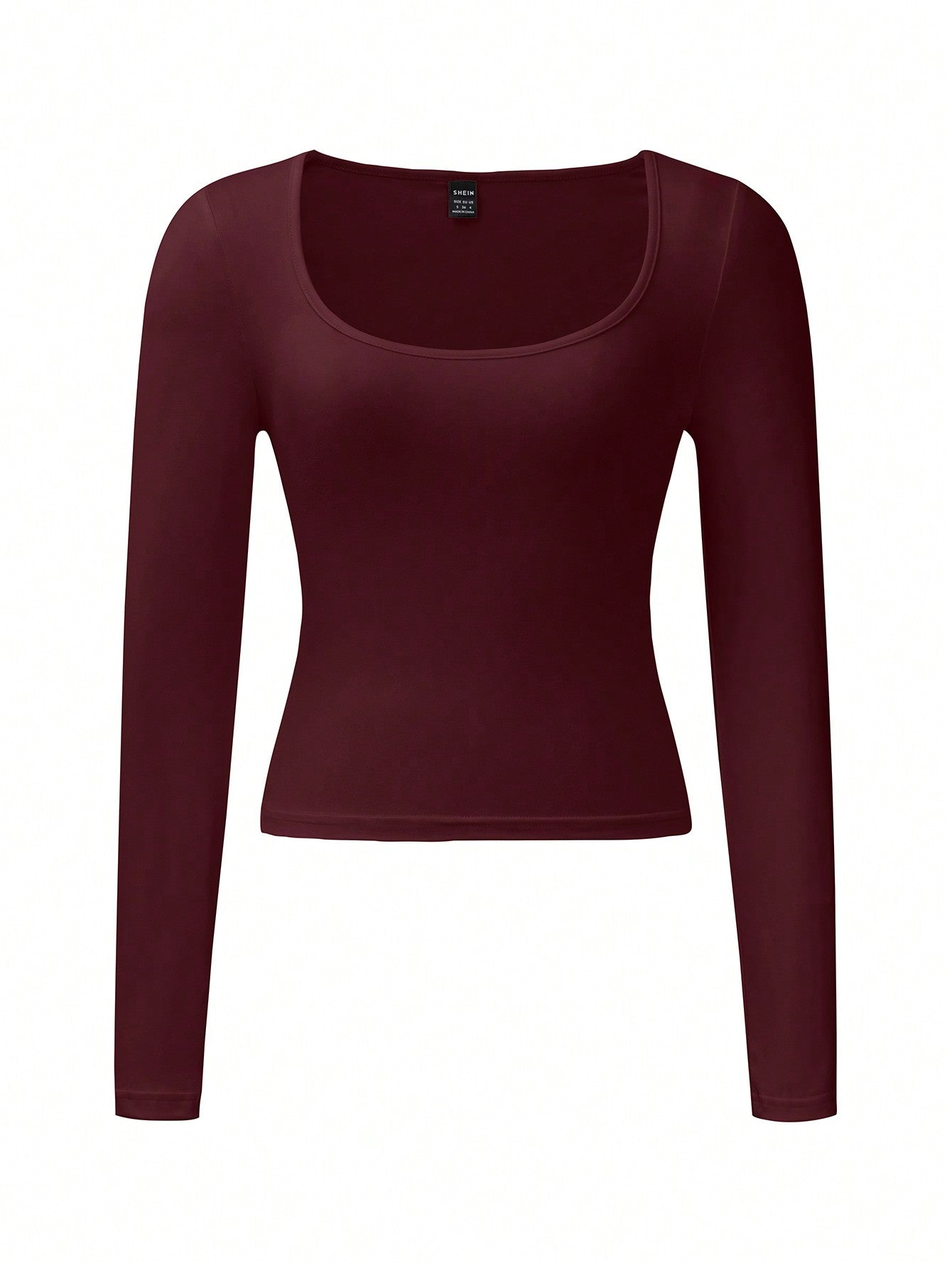 Essnce Scoop Neck Slim Fit Crop Tee - WestLine Apparel