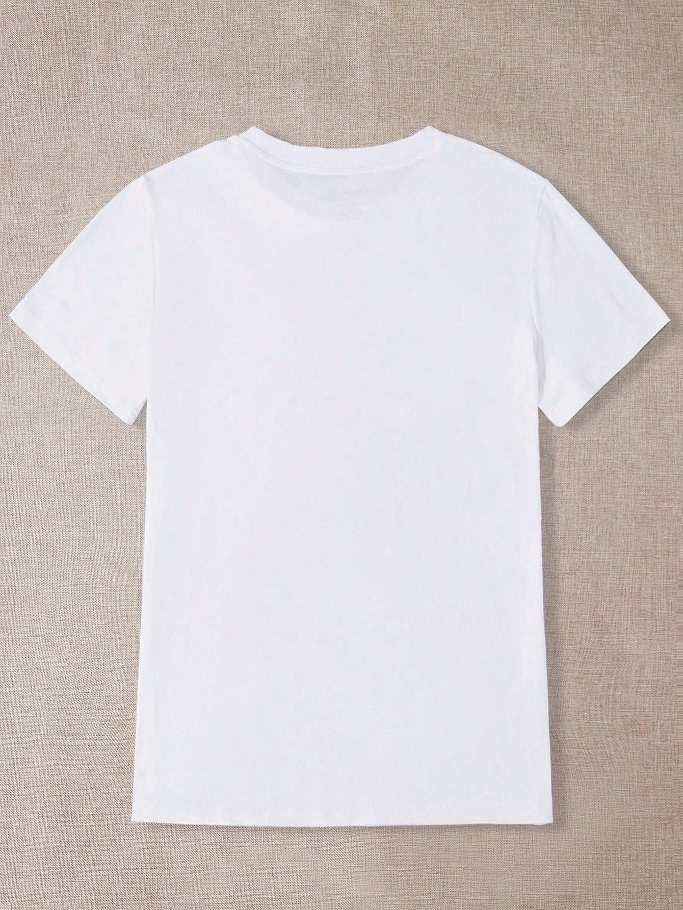 Essnce Women's Letter Print Round Neck Short Sleeve T-Shirt - WestLine Apparel