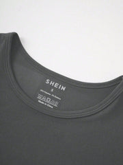 Essnce Women's Solid Color Round Neck Long Sleeve T-shirt - WestLine Apparel