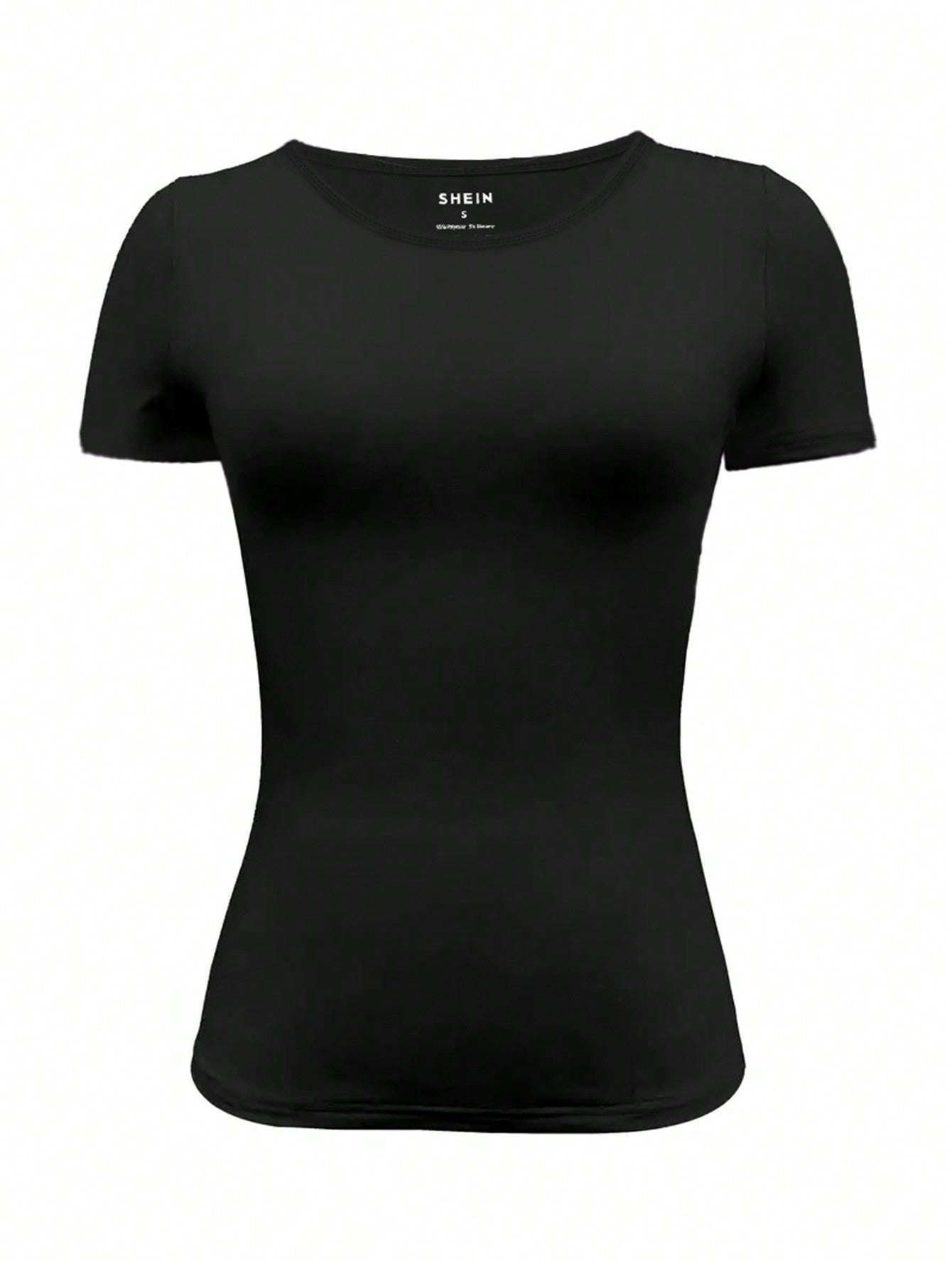Essnce Women's Solid Color Slim Fit T-Shirt - WestLine Apparel
