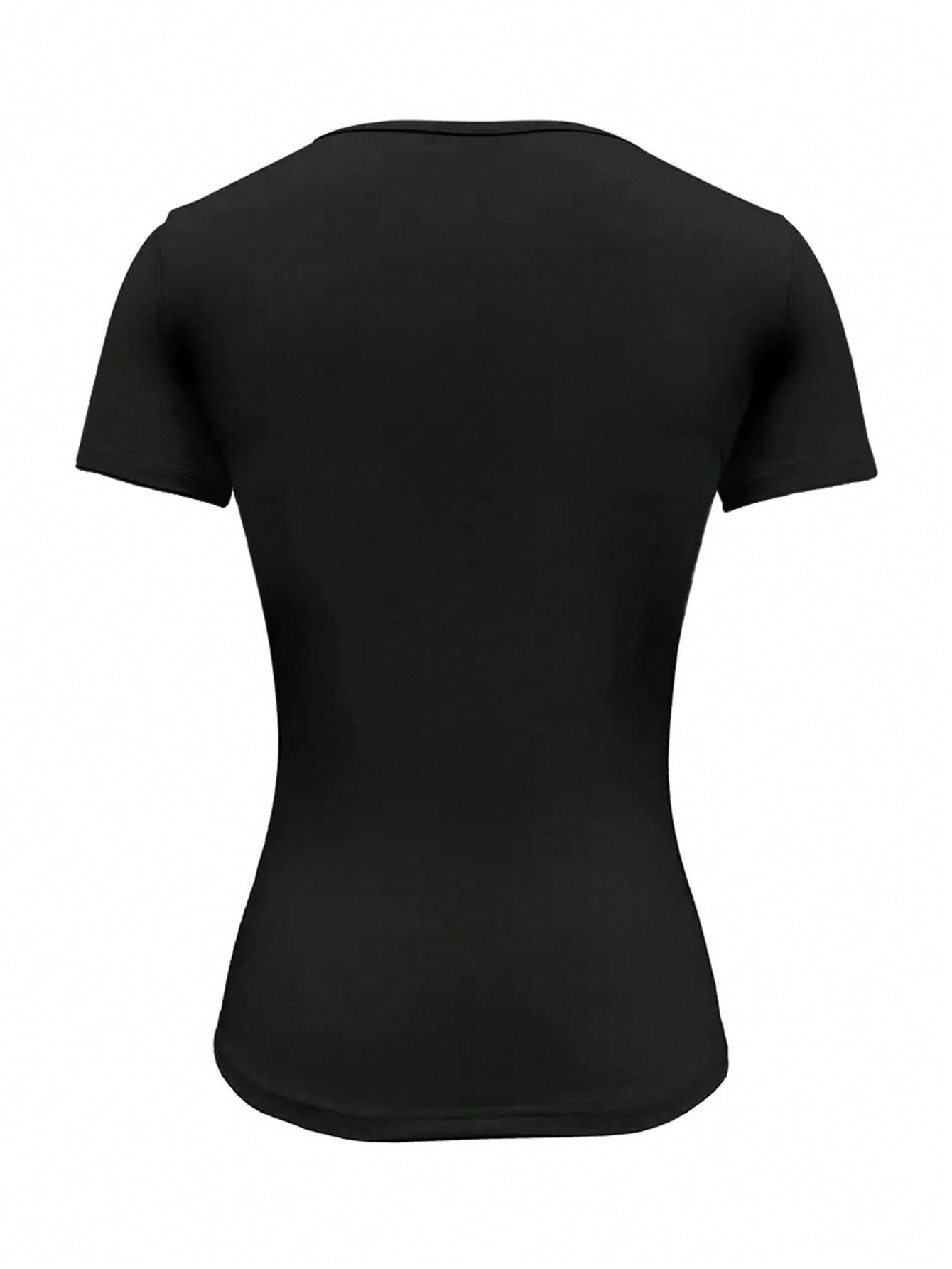 Essnce Women's Solid Color Slim Fit T-Shirt - WestLine Apparel