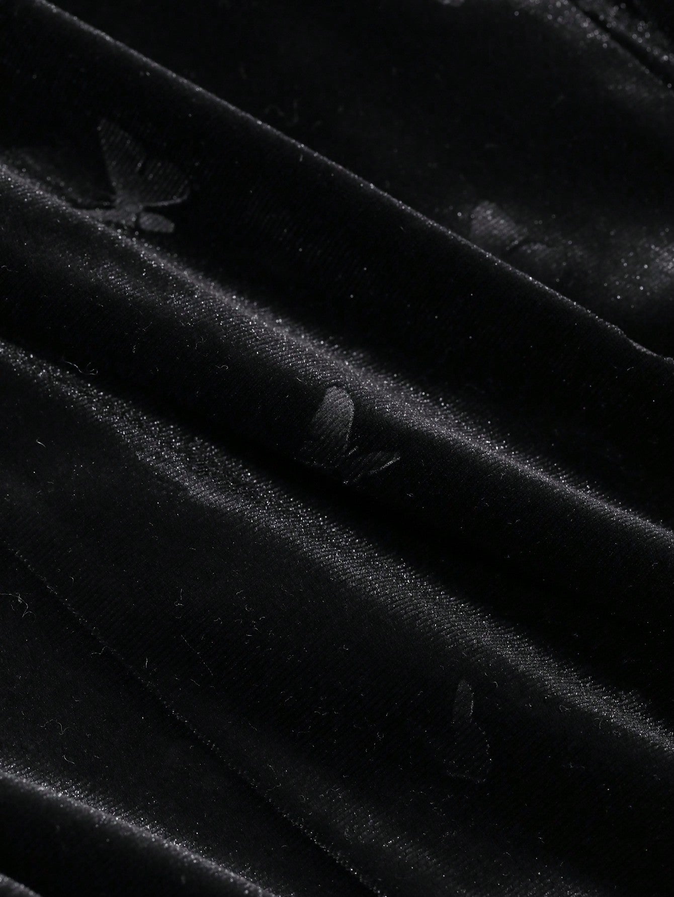 FRIFUL Women's Solid Color Black Velvet Square Neck Long Sleeve Cinched Waist Midi Fitted Dress - WestLine Apparel