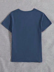 LUNE Paris Scenery Silhouettes Women's T-Shirt, Paris Cool Line Art Printed Round Neck Short Sleeve Tee, Casual - WestLine Apparel