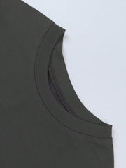 LUNE Women Summer Solid Color Crew Neck Short Sleeve Casual T-Shirt - WestLine Apparel