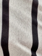 LUNE Women's Casual Striped Polo Collar Half-Zip Slit Hem Loose Retro Style Dress, Suitable For Spring, Summer, Autumn And Winter - WestLine Apparel