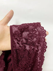 Plus Size Lace Sexy Halterneck Nightwear Set - WestLine Apparel