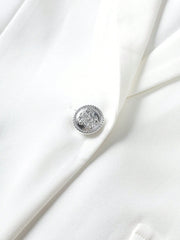 Privé Ladies' Fashionable Summer Long Sleeve Blazer Jacket With Patchwork Design - WestLine Apparel