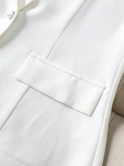 Privé Ladies' Fashionable Summer Long Sleeve Blazer Jacket With Patchwork Design - WestLine Apparel