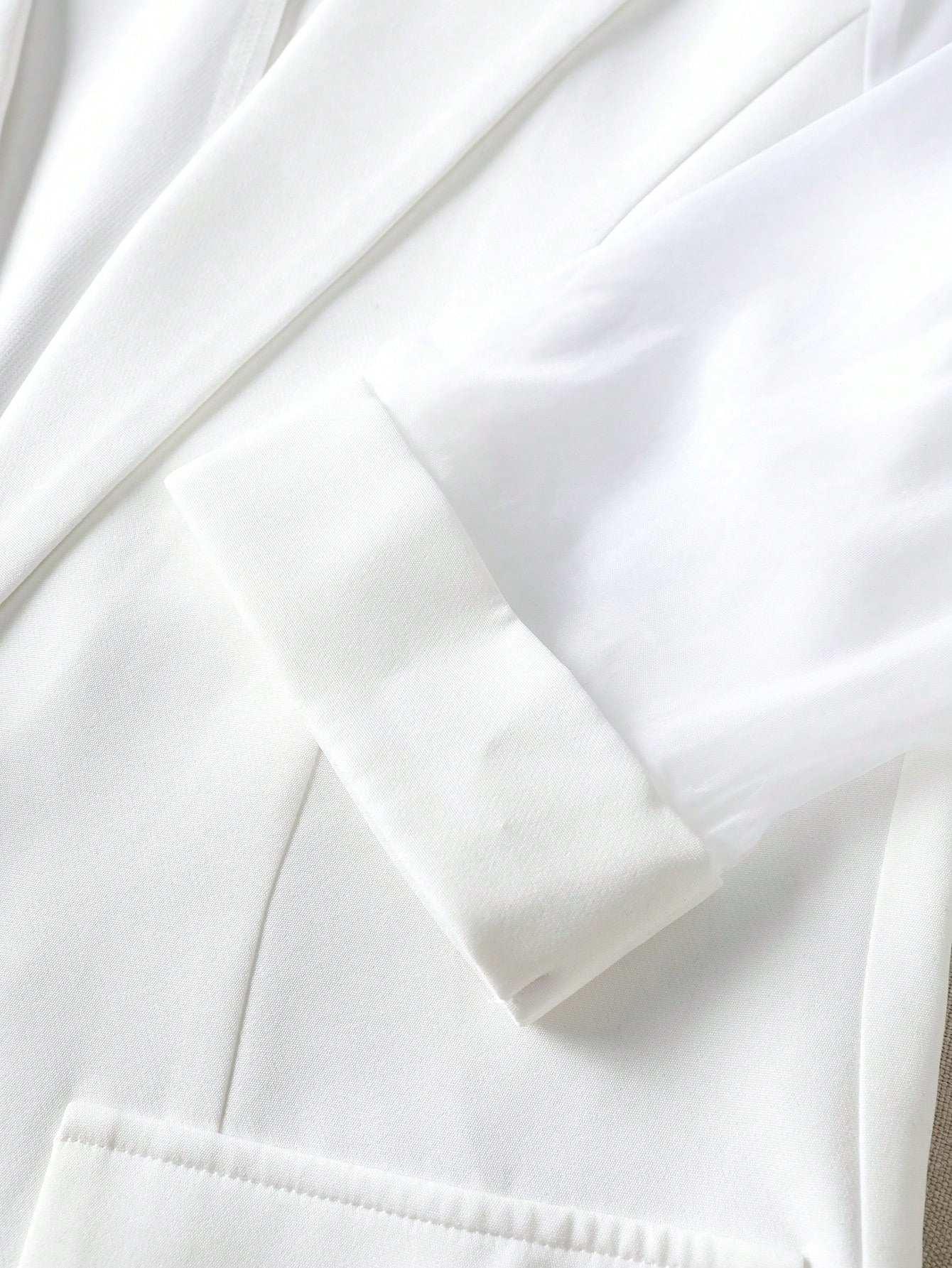 Privé Ladies' Fashionable Summer Long Sleeve Blazer Jacket With Patchwork Design - WestLine Apparel