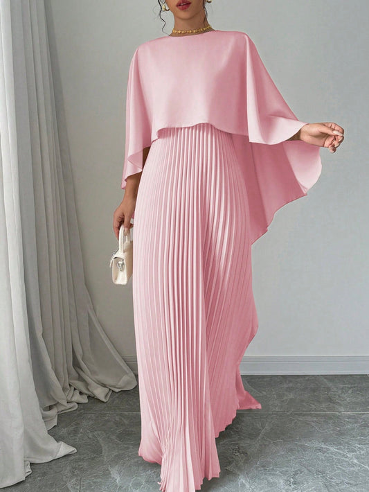 Privé Women Plain Color Shawl Collar Elegant Casual Dress, Vacation - WestLine Apparel