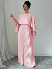 Privé Women Plain Color Shawl Collar Elegant Casual Dress, Vacation - WestLine Apparel