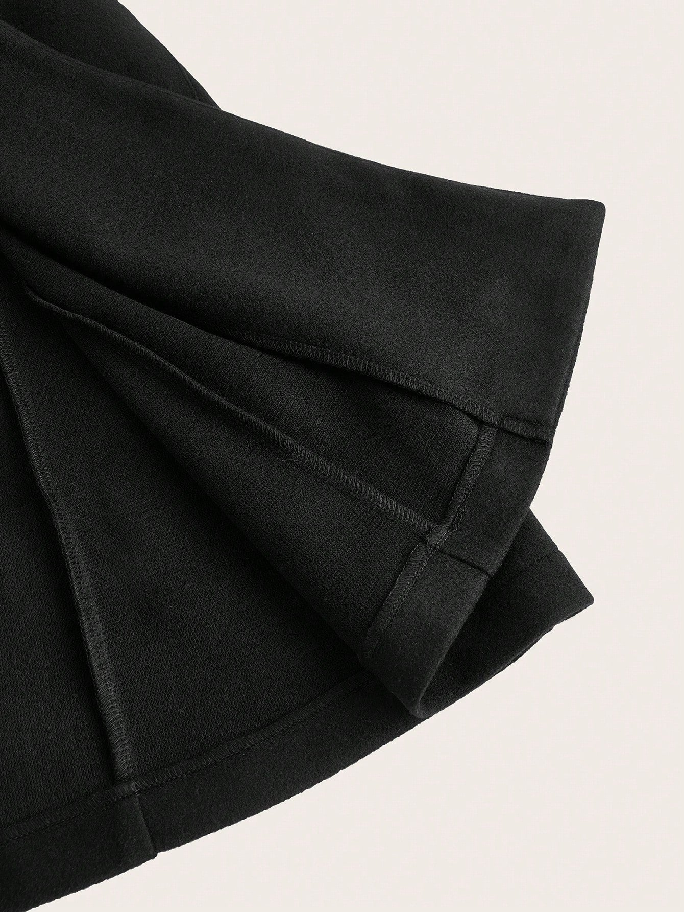 Privé Women's Casual Solid Color Turndown Collar Double-Breasted Wool Coat, Autumn/Winter - WestLine Apparel