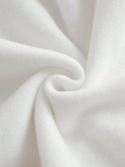 Slayr 2pcs Women's Casual Letter Printed Drawstring Hoodie And Sweatpants Set, Autumn Winter - WestLine Apparel