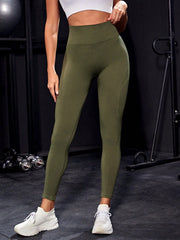 Sport Studio Wide Waistband Sports Leggings Butt Lift Spandex - WestLine Apparel