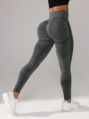 Sport Studio Women High Waist Seamless Elastic Sports Leggings - WestLine Apparel