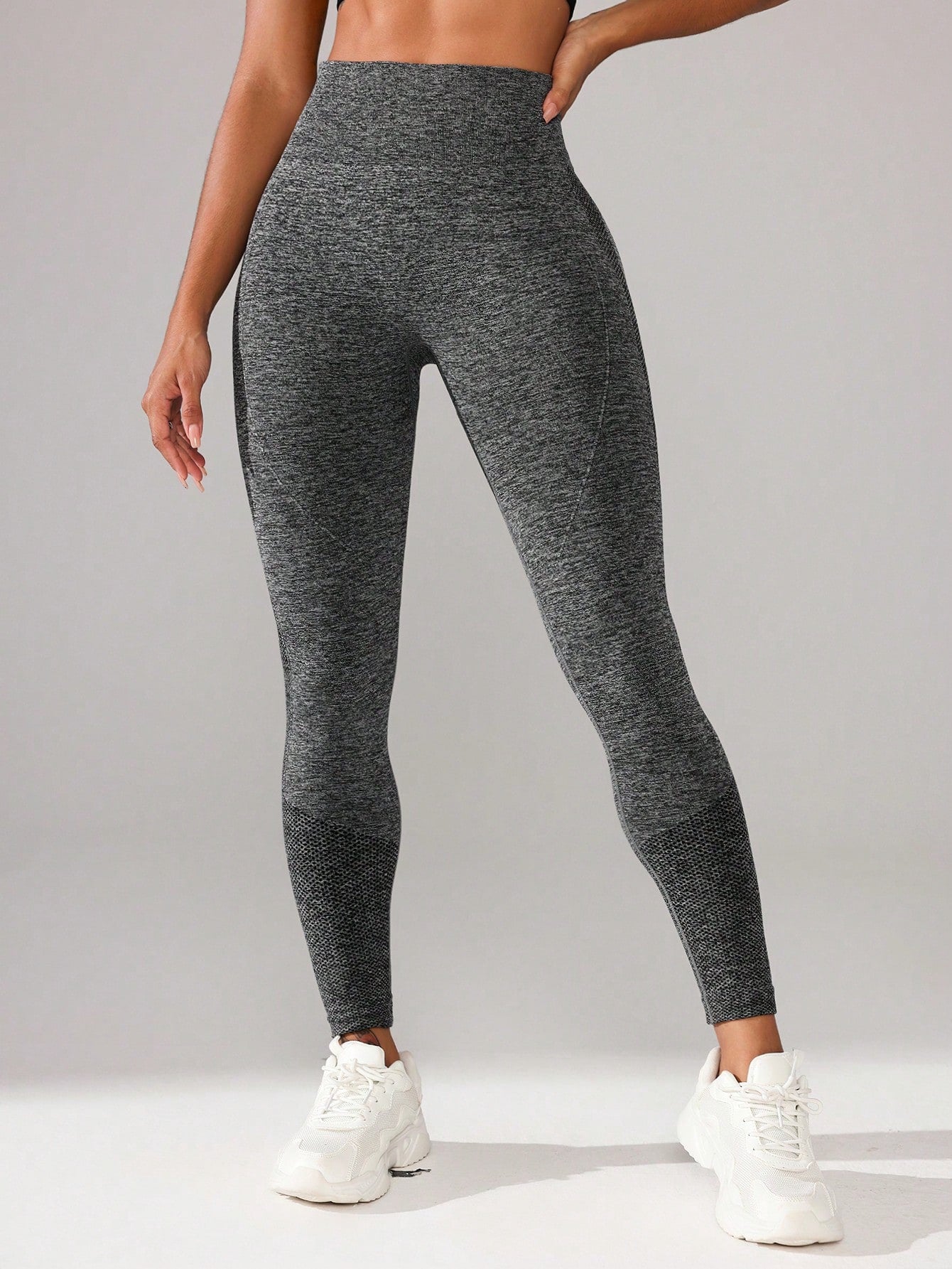 Sport Studio Women High Waist Seamless Elastic Sports Leggings - WestLine Apparel