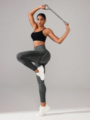 Sport Studio Women High Waist Seamless Elastic Sports Leggings - WestLine Apparel