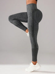 Sport Studio Women High Waist Seamless Elastic Sports Leggings - WestLine Apparel