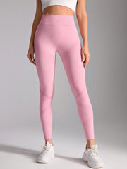 Sport Studio Women's Solid Color High Waist Everyday Workout Leggings - WestLine Apparel