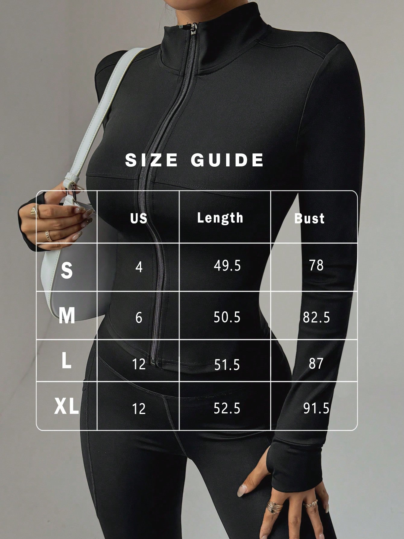 Women Fitted Gym Clothes Sports Running Fitness Zip-Up Stretchy Simple Stylish Sexy Tight Long Sleeve Yoga Jacket - WestLine Apparel