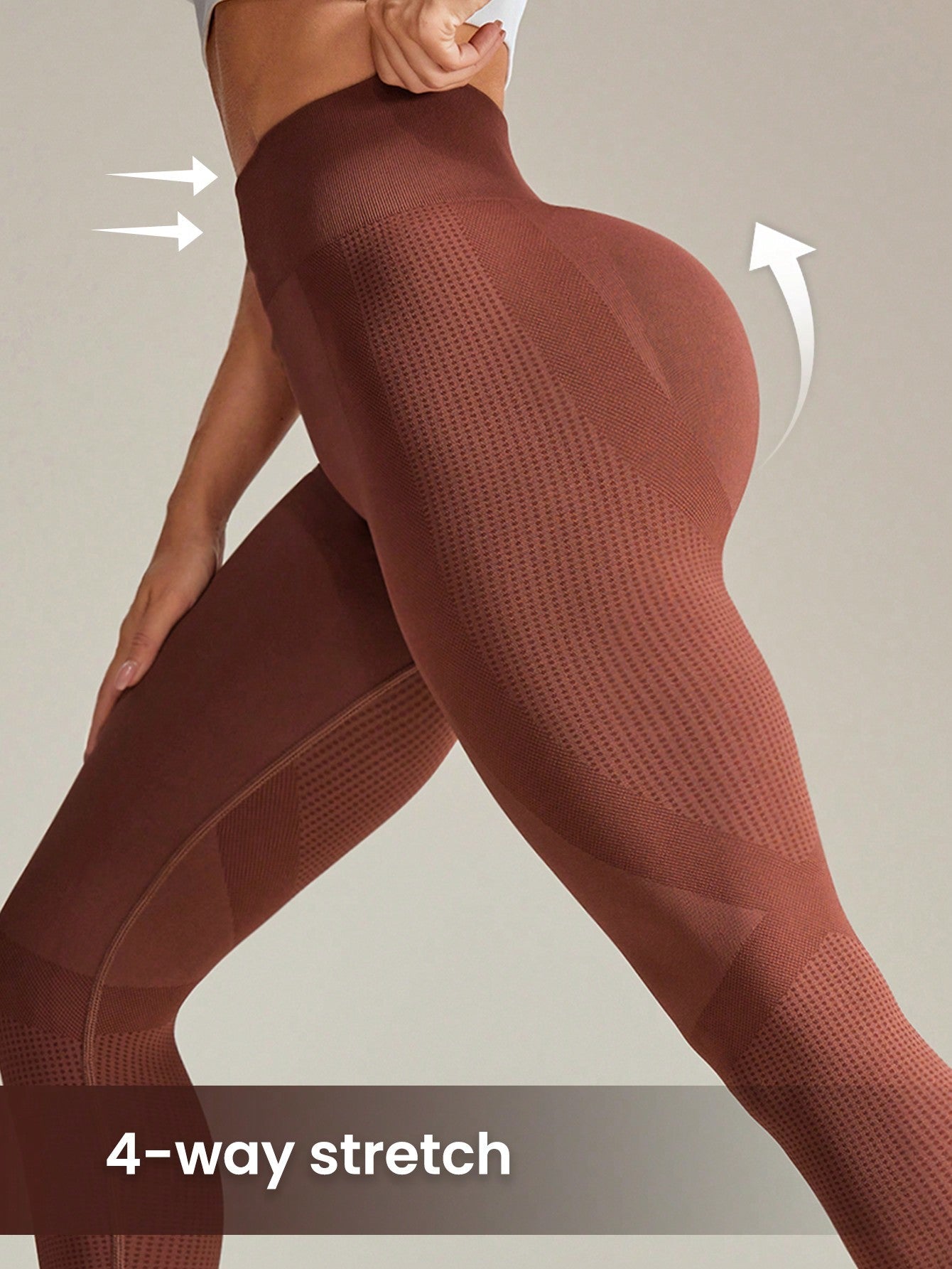 Women Solid Color High Waisted Seamless Leggings For Yoga & Daily Wear - WestLine Apparel