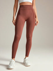 Women Solid Color High Waisted Seamless Leggings For Yoga & Daily Wear - WestLine Apparel
