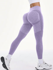 Women's Solid High Waist Casual Fitness Leggings - WestLine Apparel