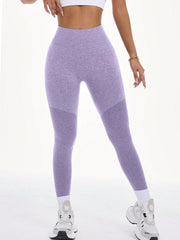 Women's Solid High Waist Casual Fitness Leggings - WestLine Apparel