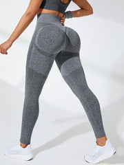 Women's Solid High Waist Casual Fitness Leggings - WestLine Apparel
