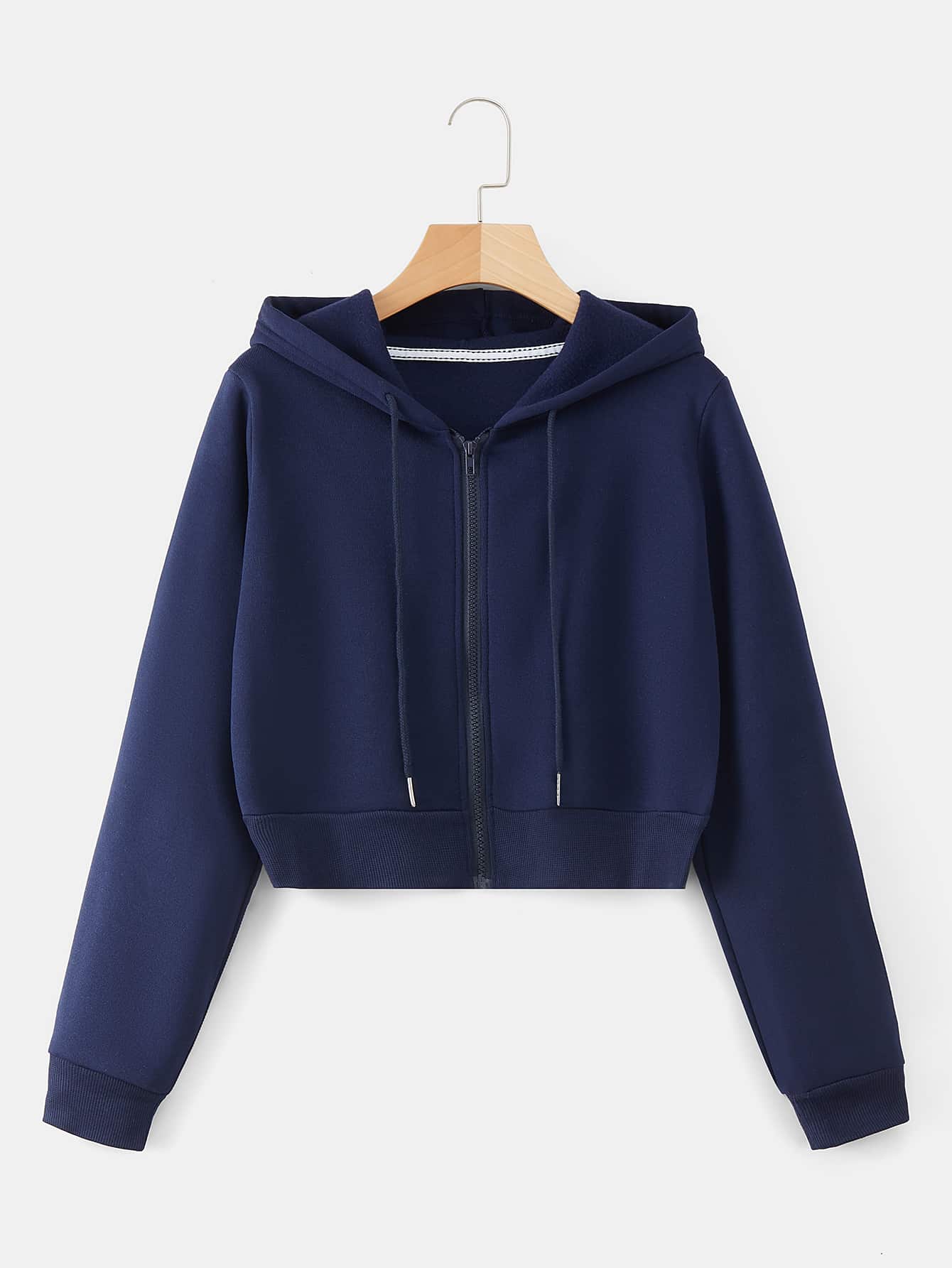 EZwear Drawstring Zipper Thermal Hoodie - WestLine Apparel