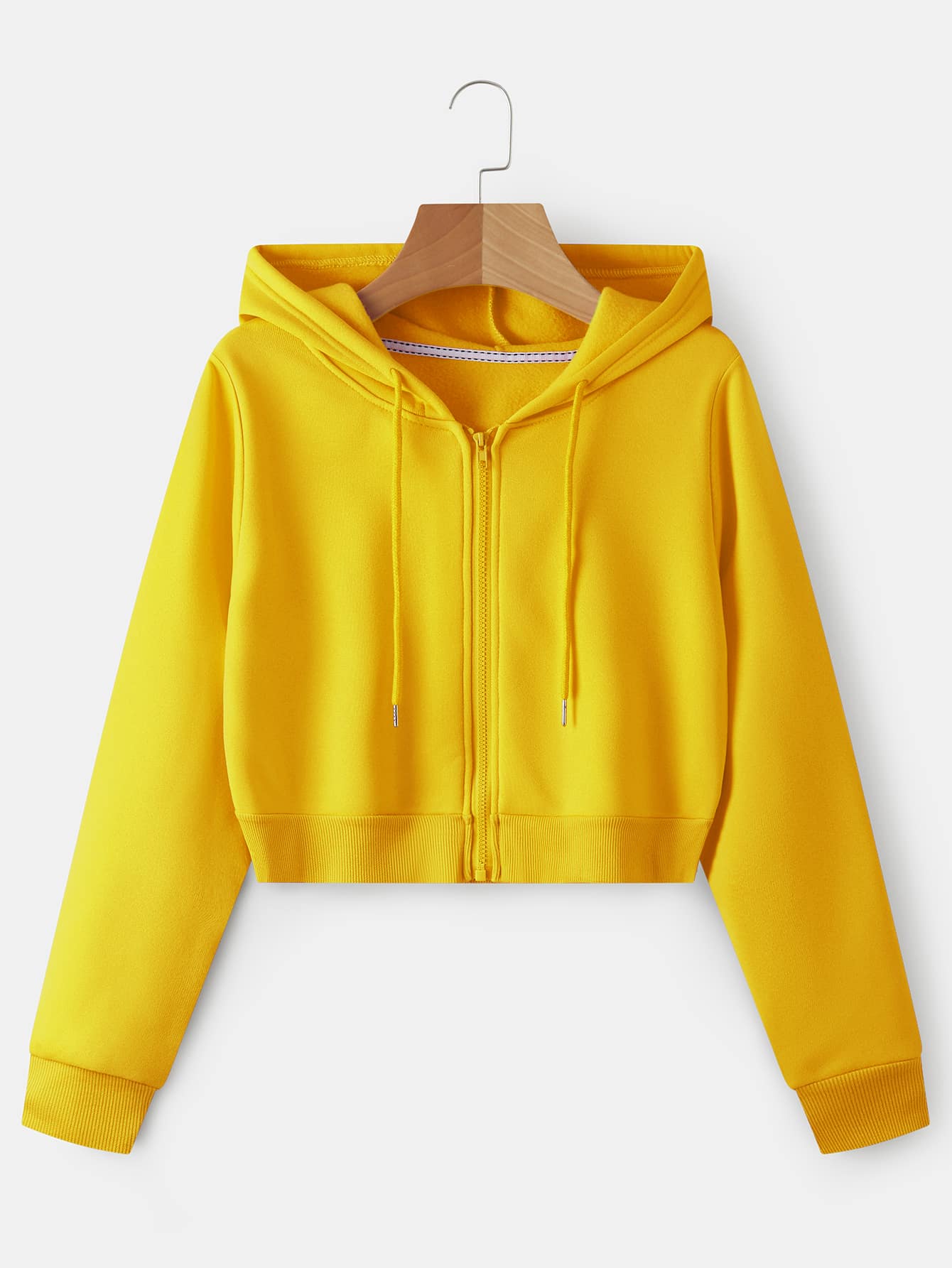 EZwear Drawstring Zipper Thermal Hoodie - WestLine Apparel