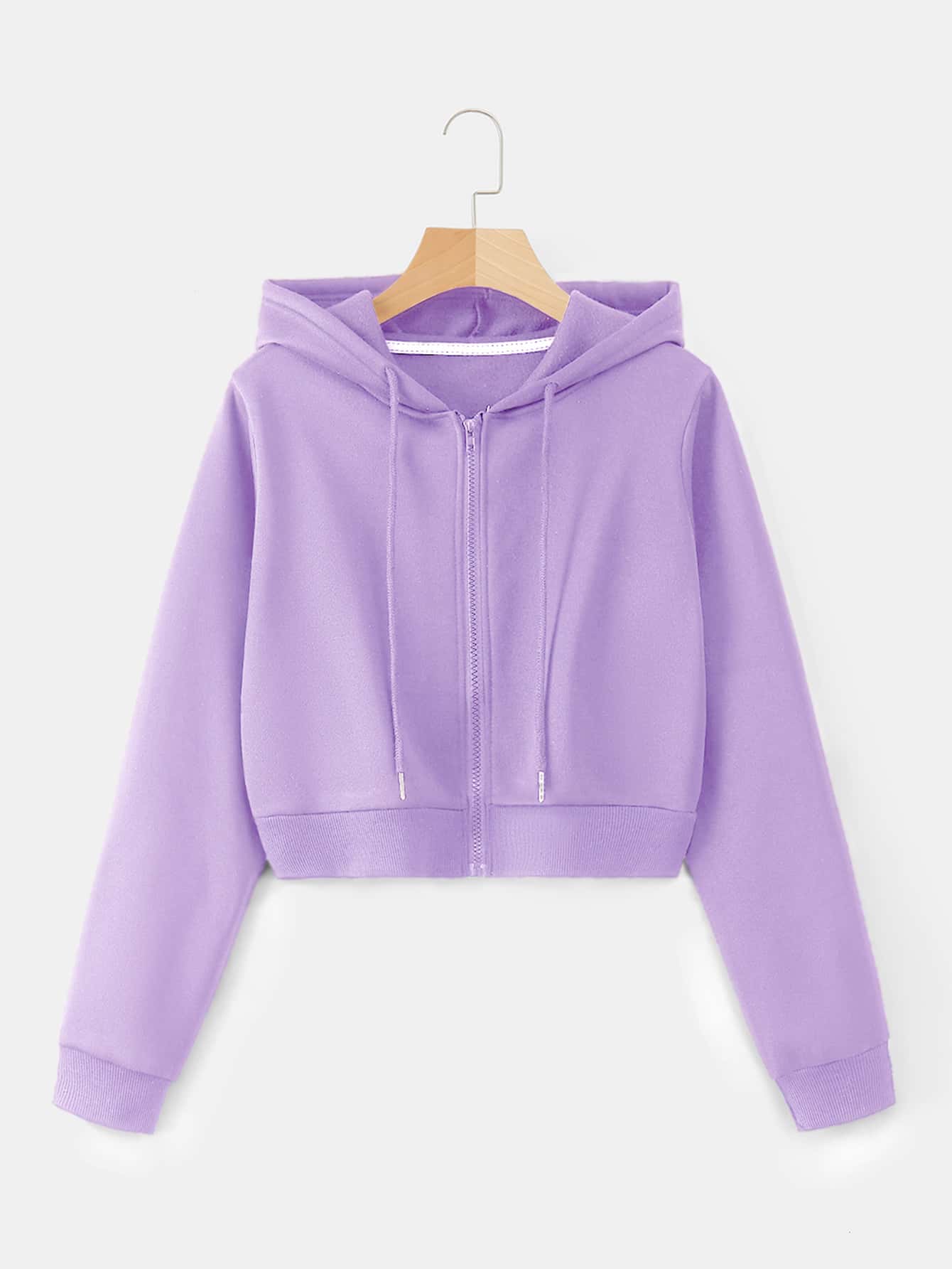 EZwear Drawstring Zipper Thermal Hoodie - WestLine Apparel