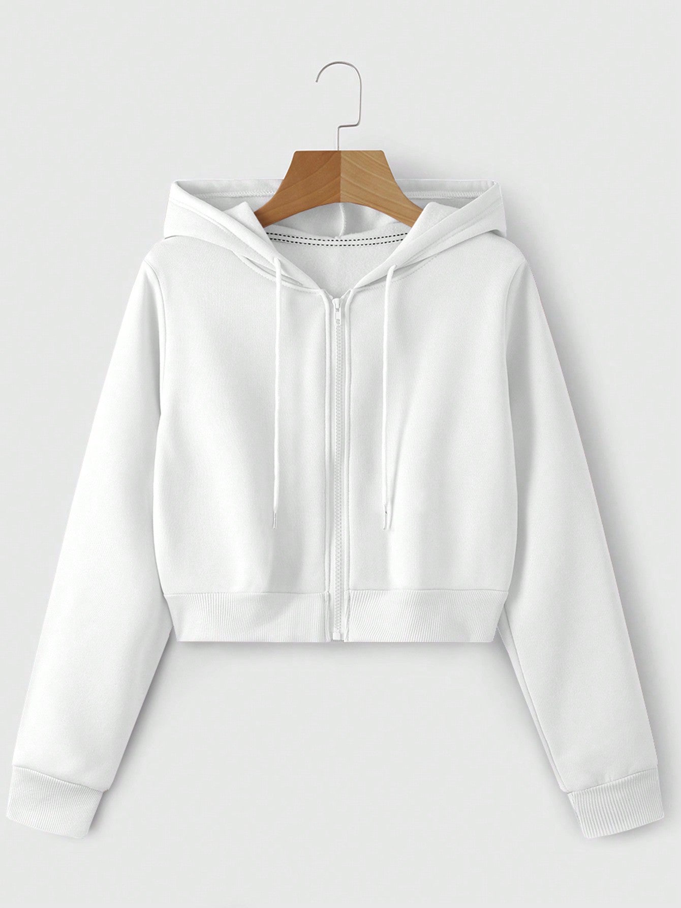 EZwear Drawstring Zipper Thermal Hoodie - WestLine Apparel