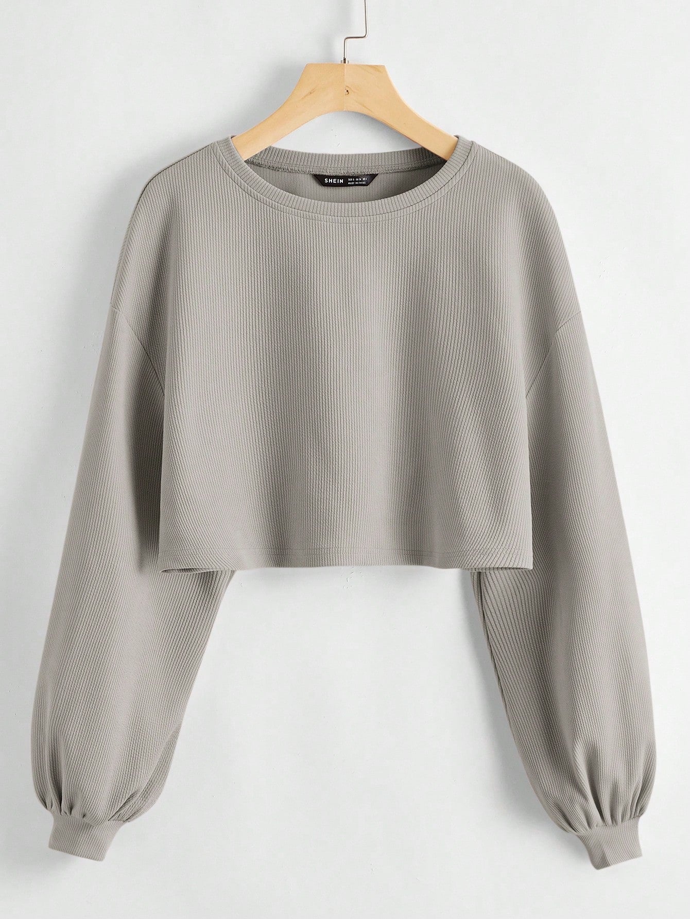 EZwear Drop Shoulder Crop Top - WestLine Apparel