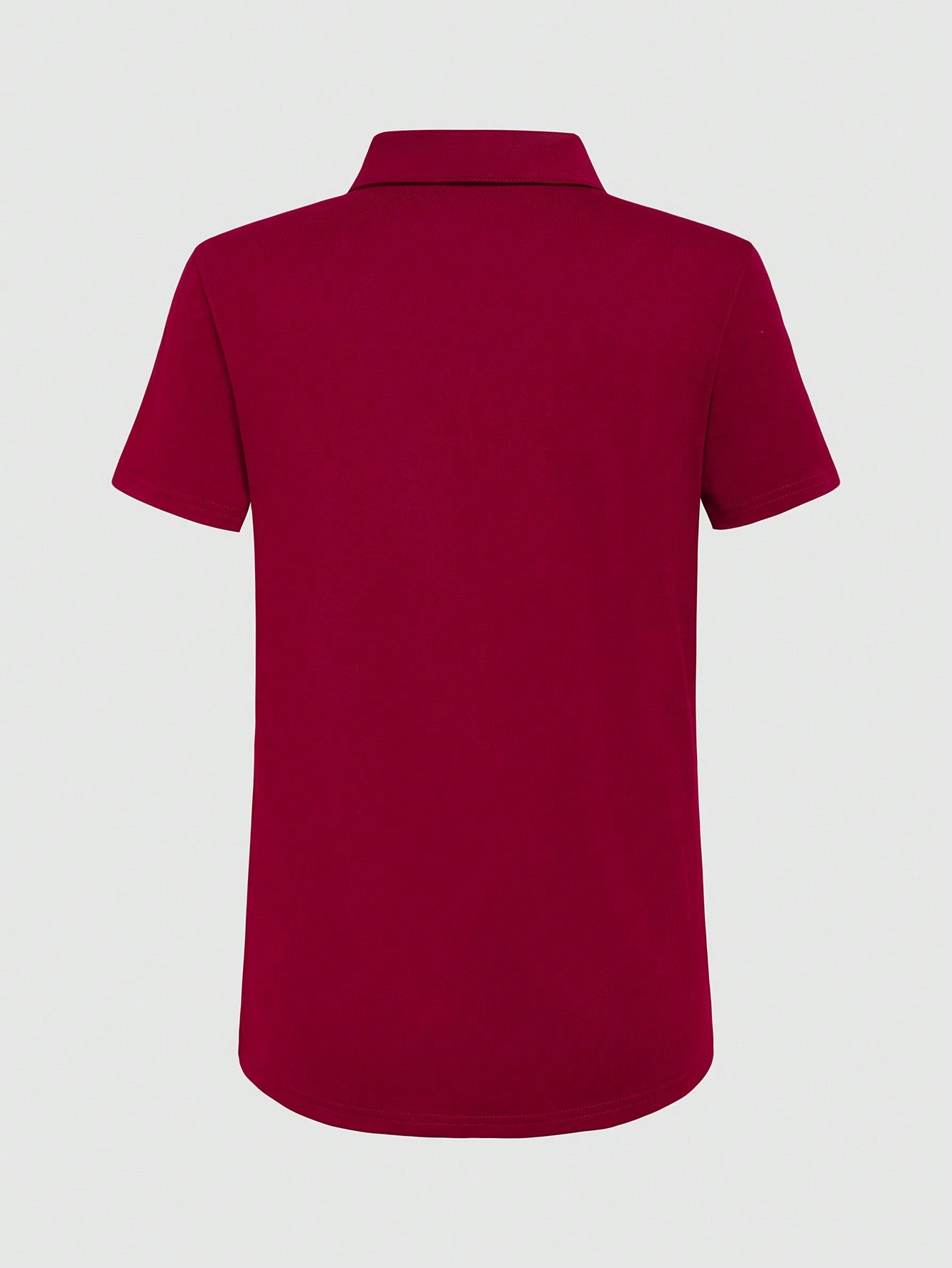 Essnce Women's Short Sleeve Casual Polo Neck T-Shirt For Summer - WestLine Apparel