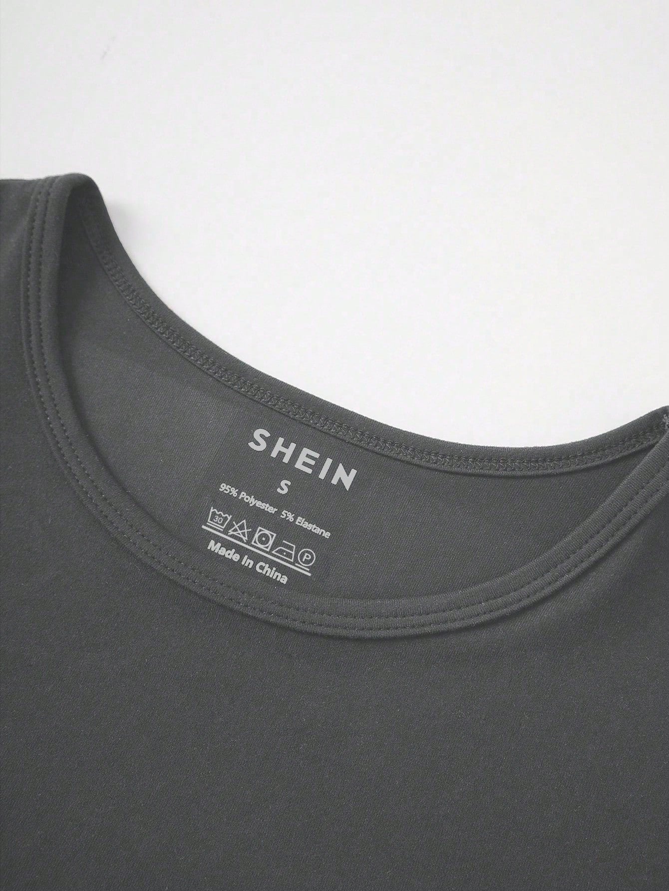 Essnce Women's Solid Color Round Neck Long Sleeve T-shirt - WestLine Apparel