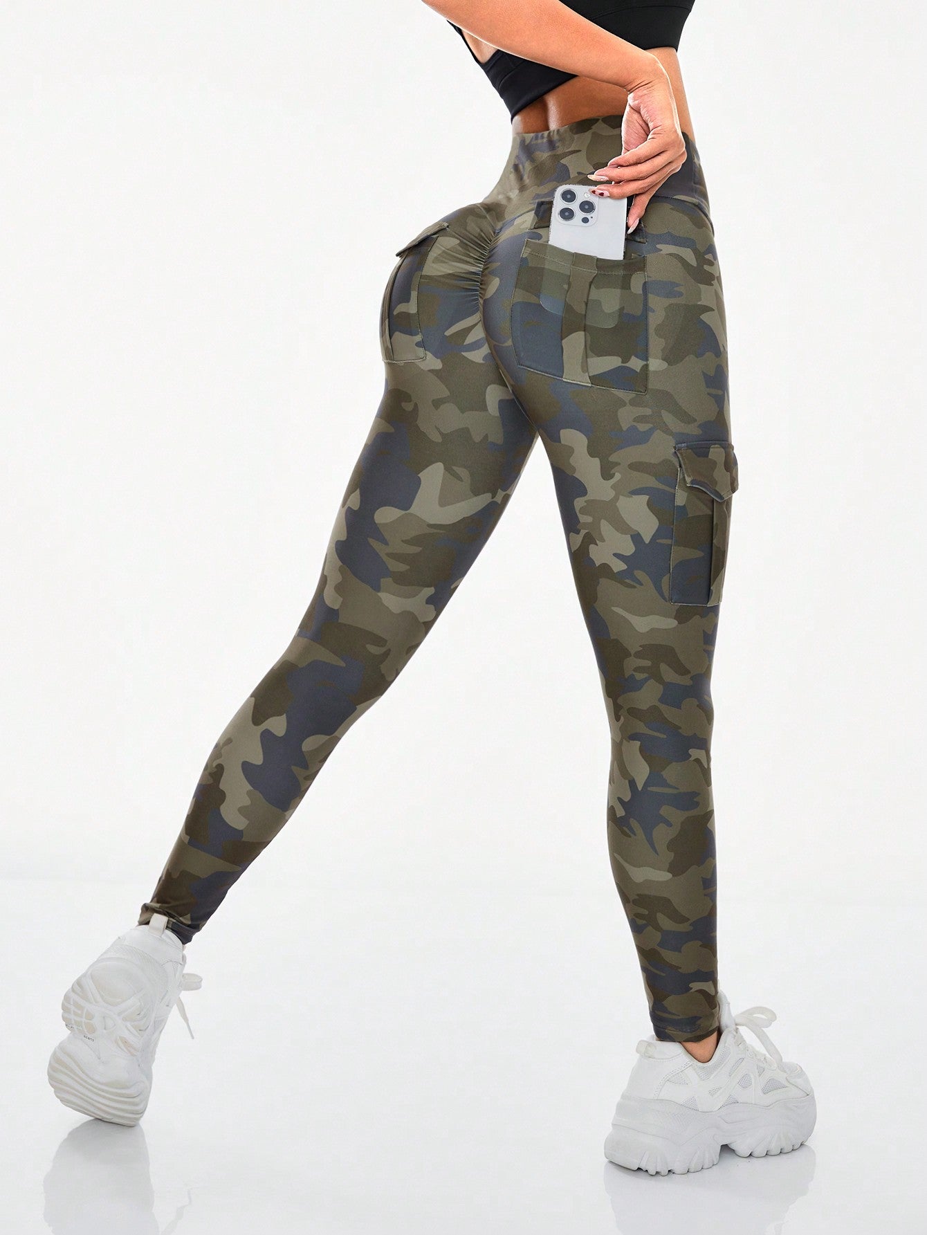 Sport Studio Women's High Waist Yoga Sports Leggings butt lift - WestLine Apparel