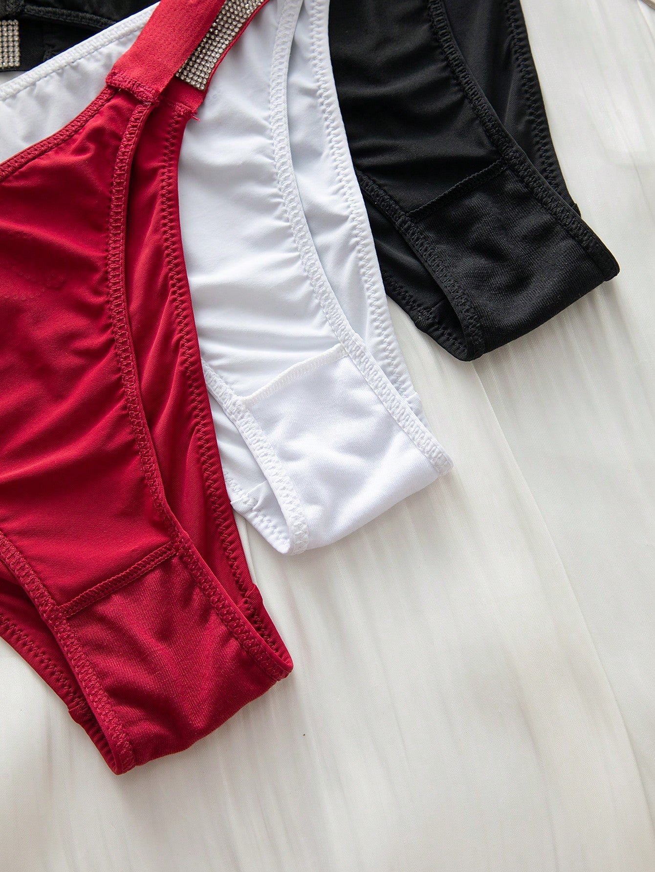 Underwear&Sleepwear Basics 3pack Letter Graphic Tape Panty - WestLine Apparel