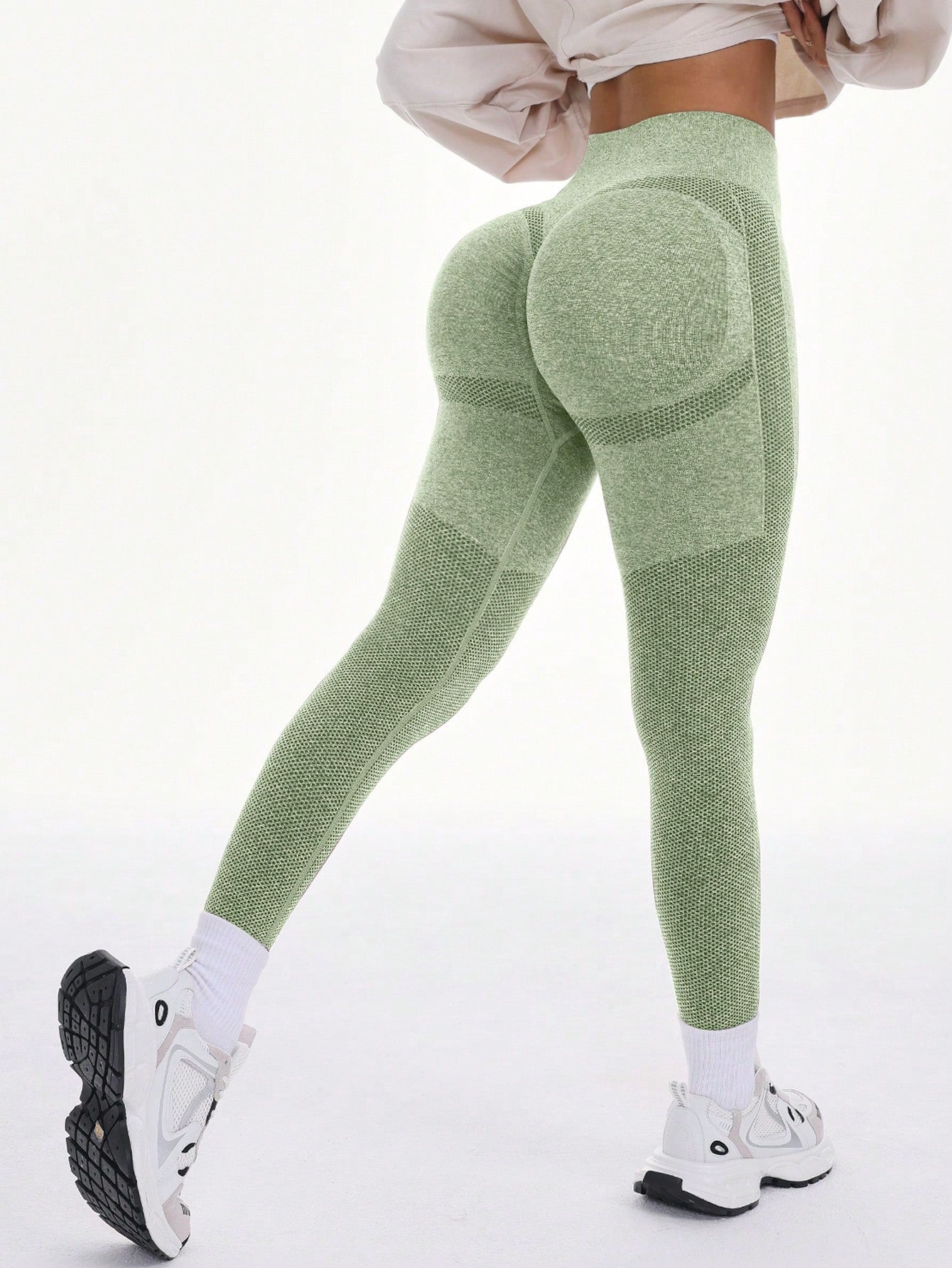 Women's Solid High Waist Casual Fitness Leggings - WestLine Apparel